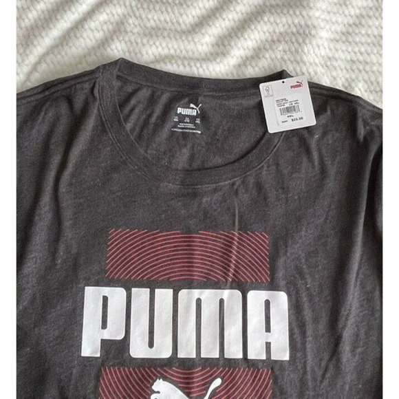 COPY - T Shirt Size 4XL Puma Essential Logo Mens Crew Neck Short Sleeve Dark Gr… - Picture 9 of 10